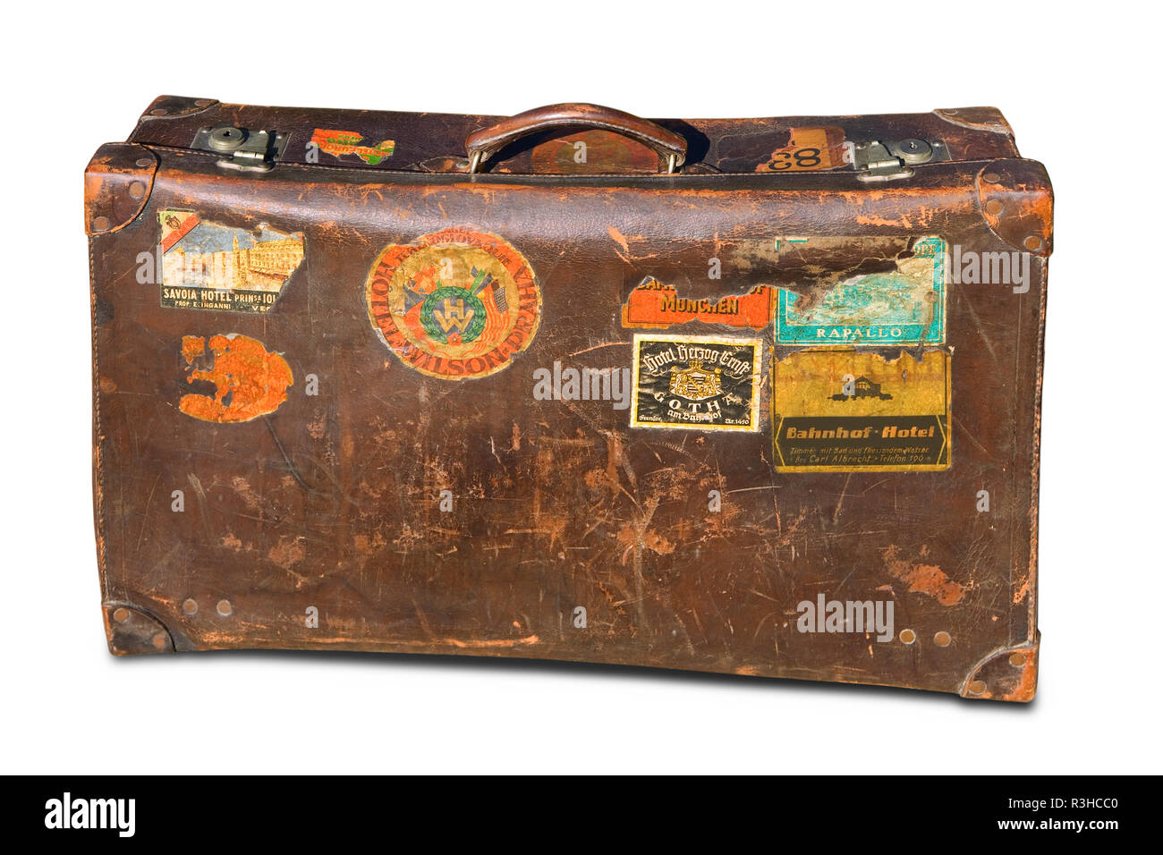 old time luggage