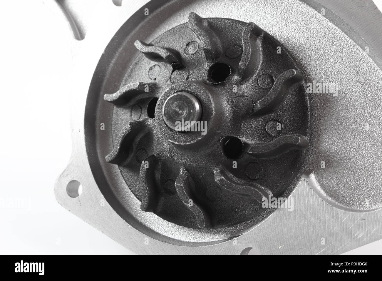 Water Pump for Car Engine. Isolated on white background Stock Photo Alamy