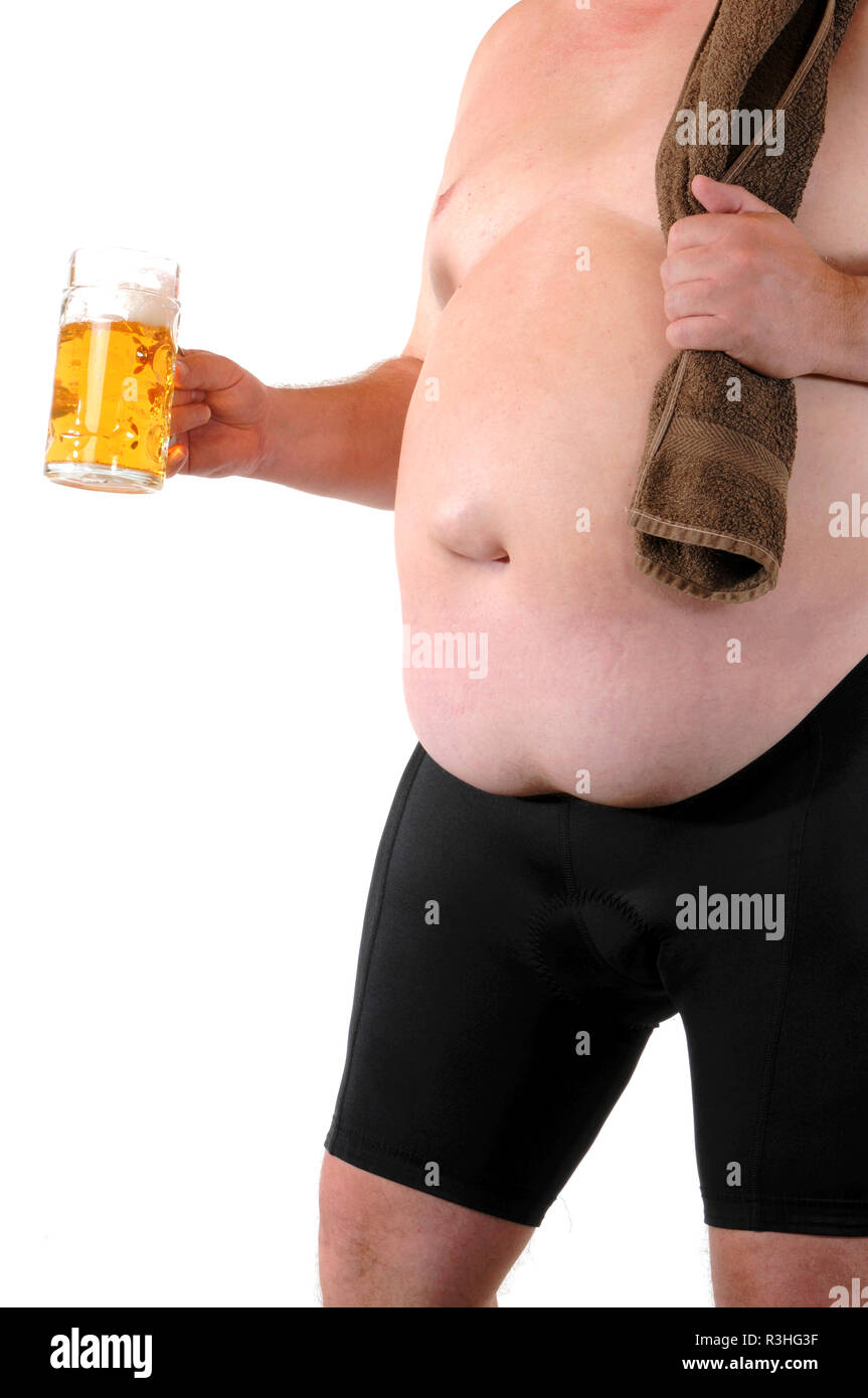 beer belly Stock Photo Alamy