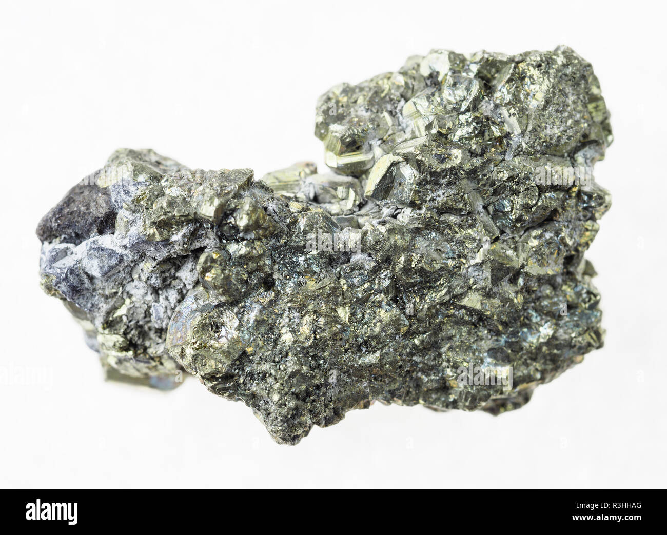 macro photography of natural mineral from geological collection - rough ...