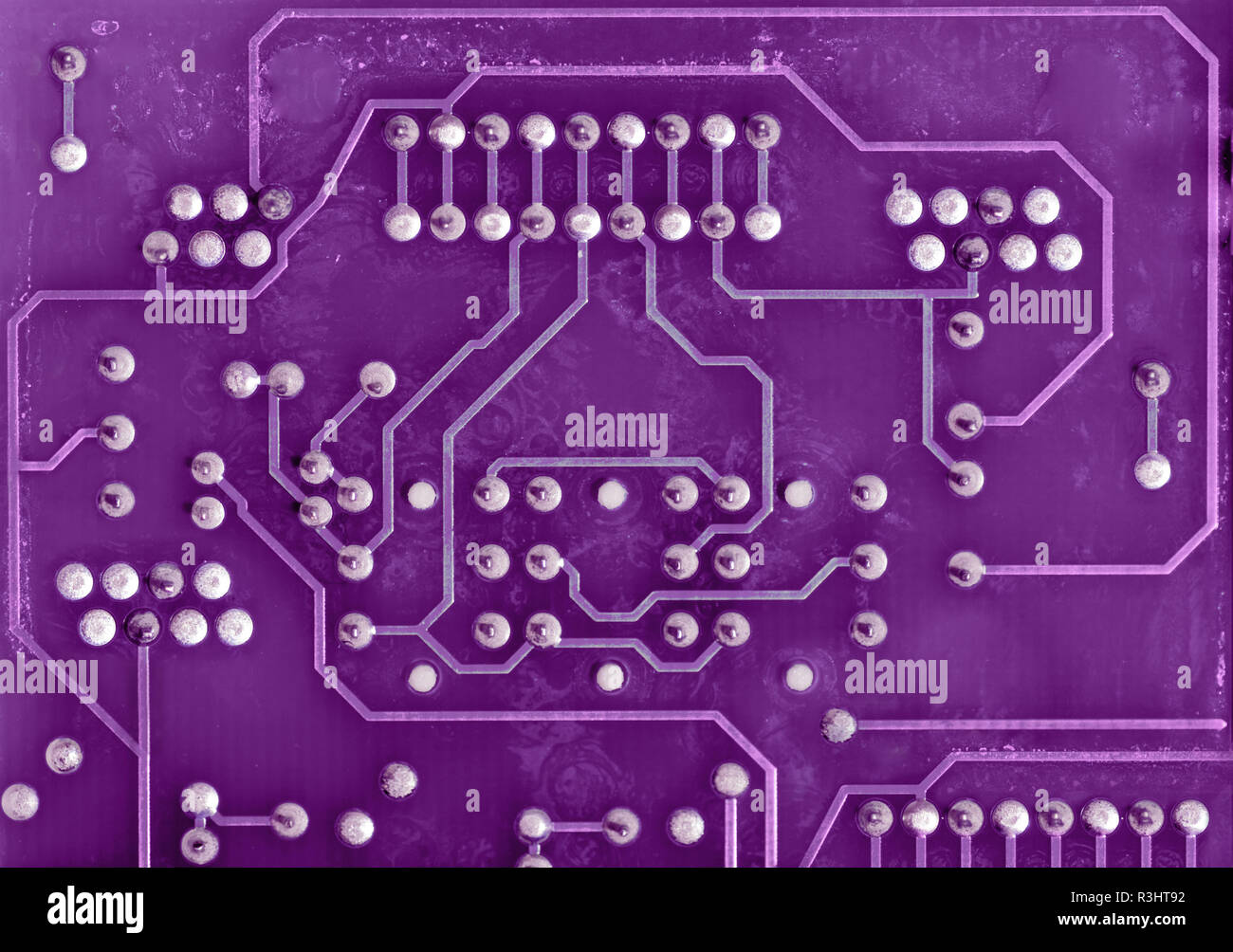 Purple Printed Circuit Board Hi res Stock Photography And Images Alamy