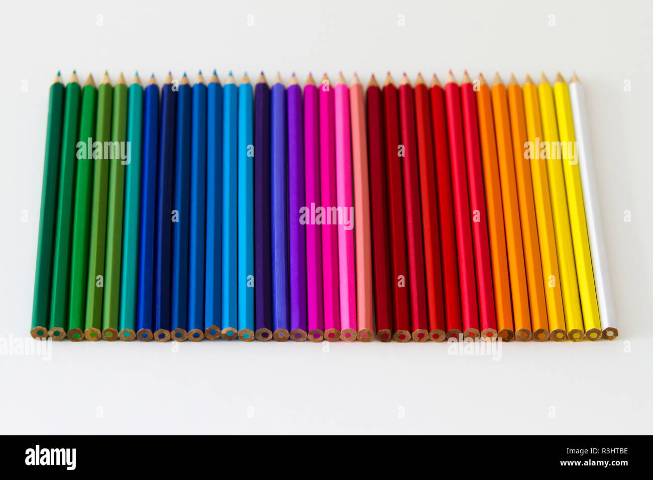colorful pencils Stock Photo