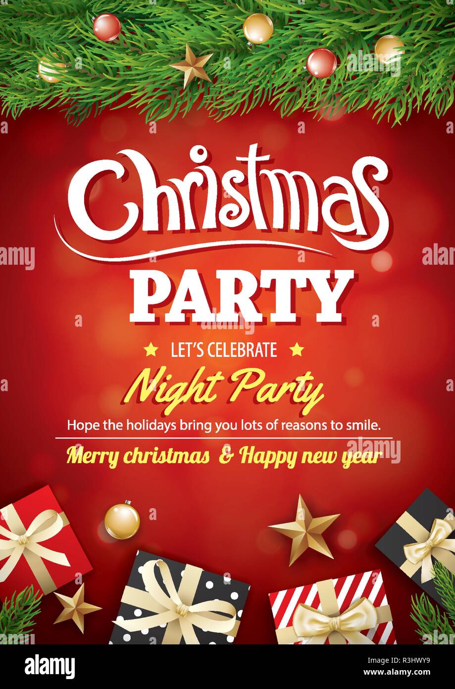 Best Background Christmas Party Tarpaulin Layout and design templates ...