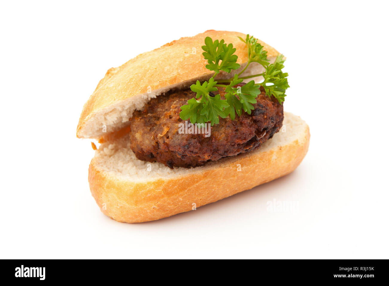meatball - meatball,bread and parsley Stock Photo