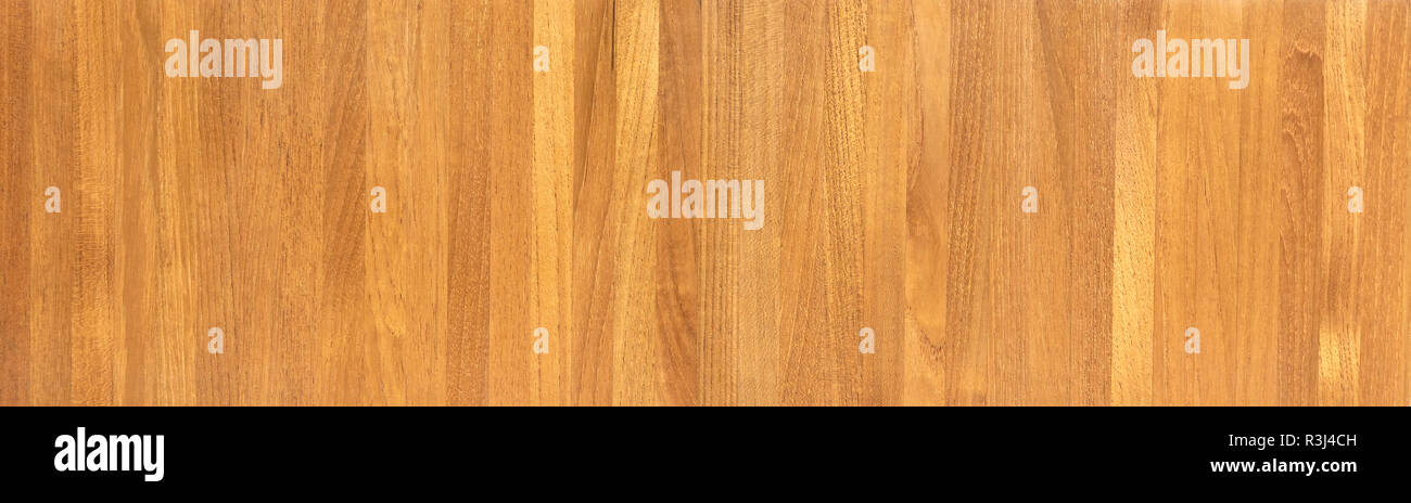 Abstract Background From Panorama Photo Of Brown Wood Texture Wall