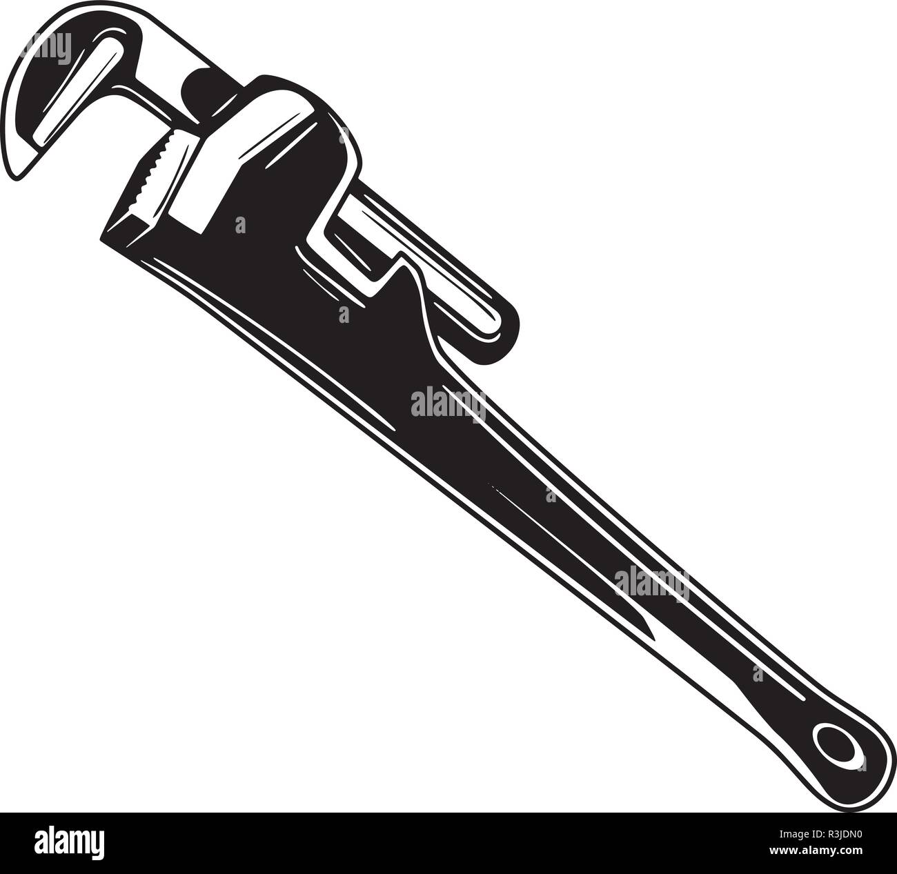 Pipe Wrench Clip Art