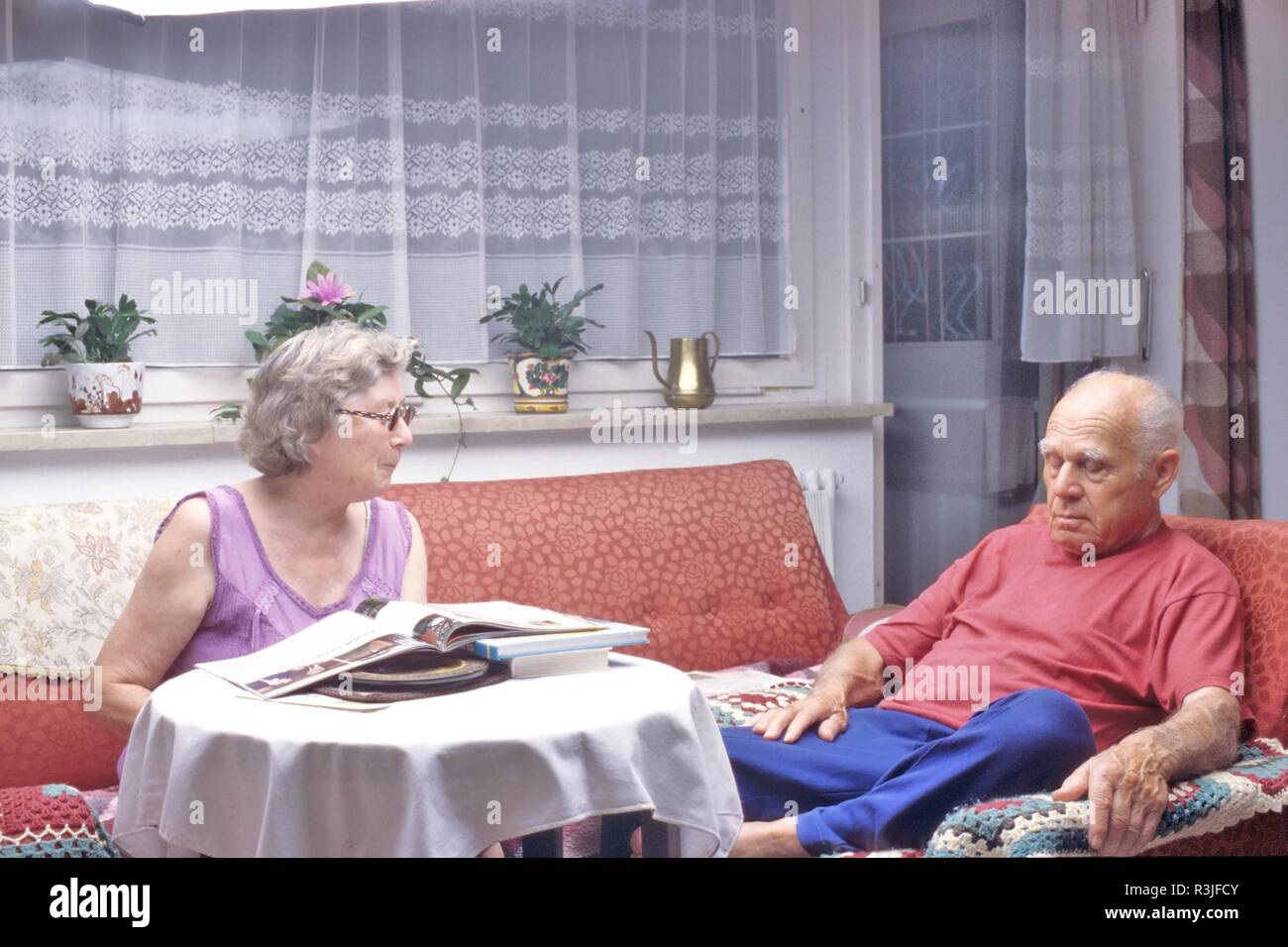 Download Grandpa Is Sleeping Stock Photo Alamy