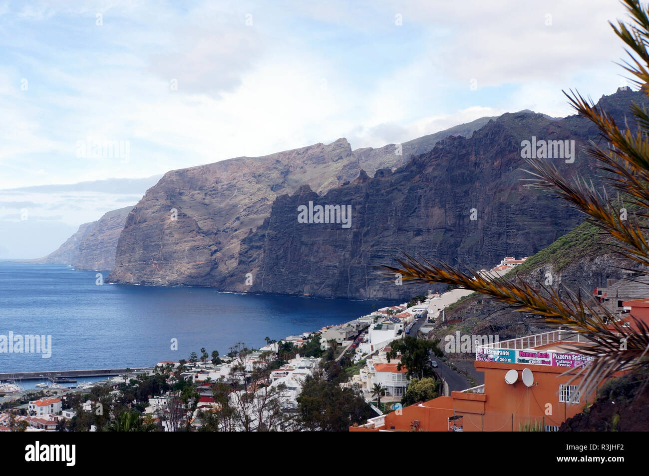 cliffs of los gigantes Stock Photo