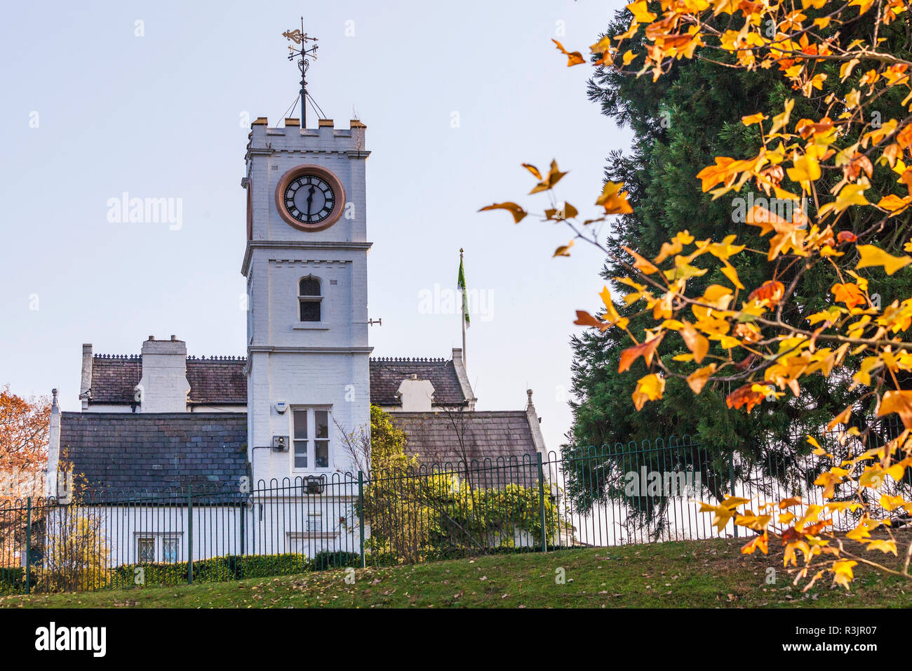 The white pavillion at the South Park, Darlington,England,UK Stock