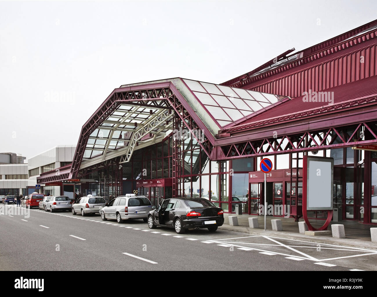 Domestic terminal of Warsaw Chopin Airport. Poland Stock Photo Alamy