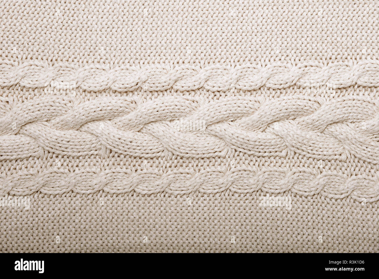 wool knit pattern Stock Photo