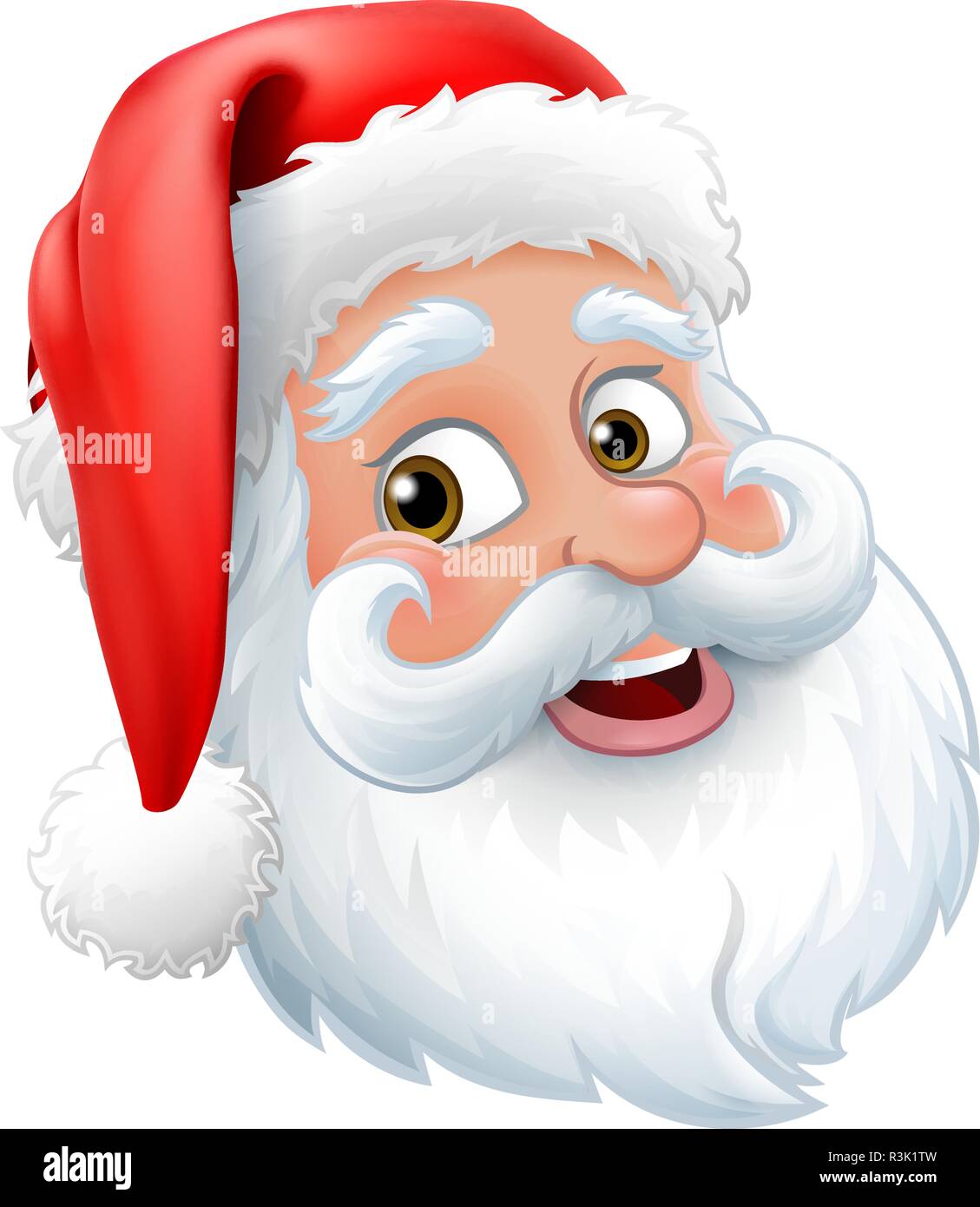 Santa Claus Father Christmas Cartoon Character Stock Vector