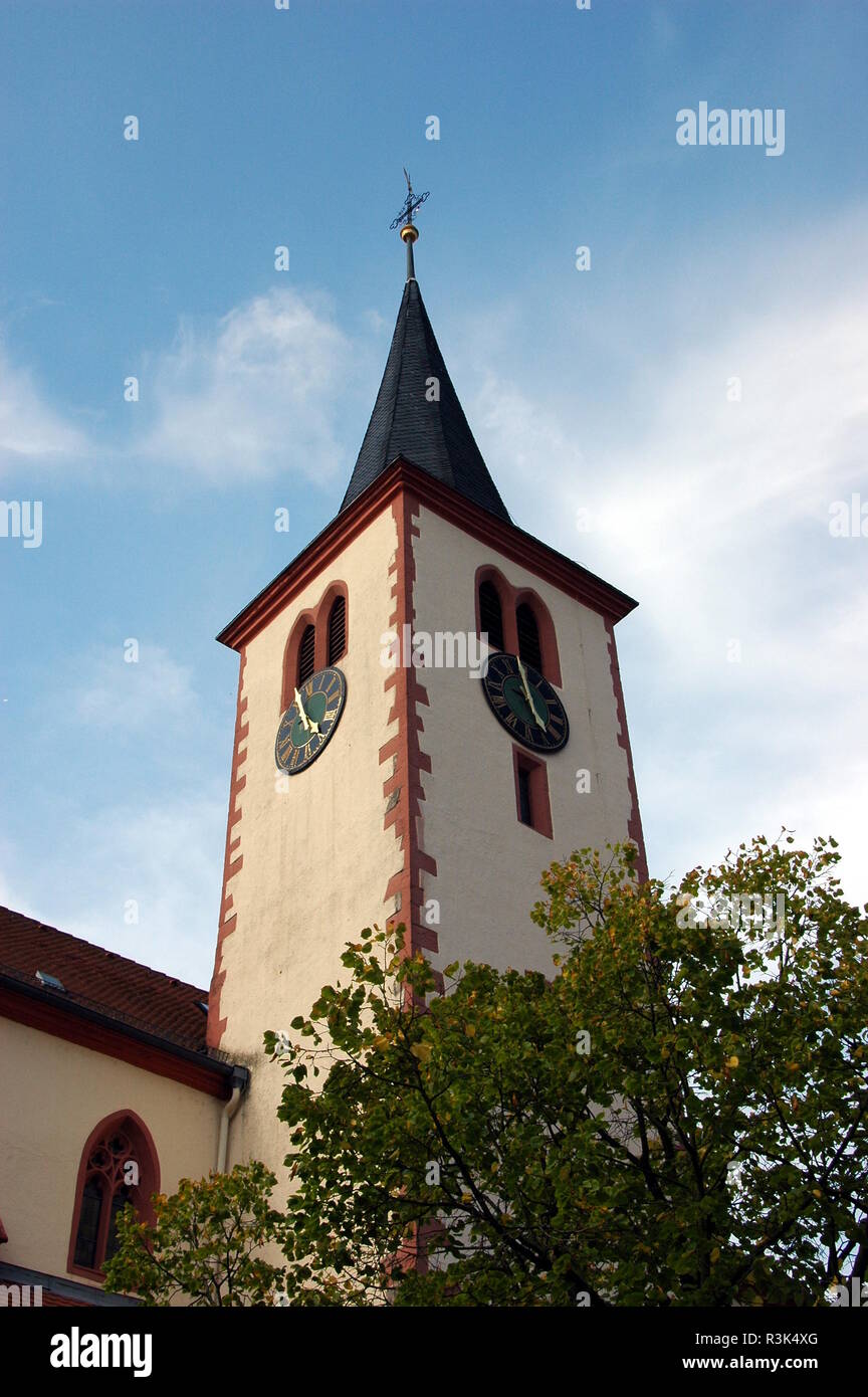 juliana collegiate church in mosbach / baden Stock Photo