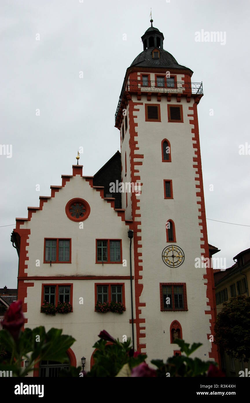 town hall mosbach / baden Stock Photo