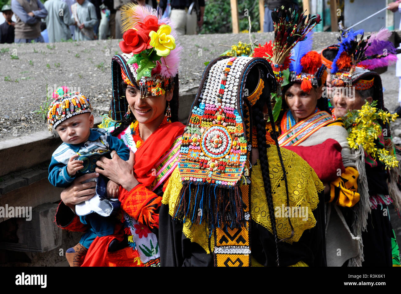 Pakistan, Rambur village Stock Photo - Alamy