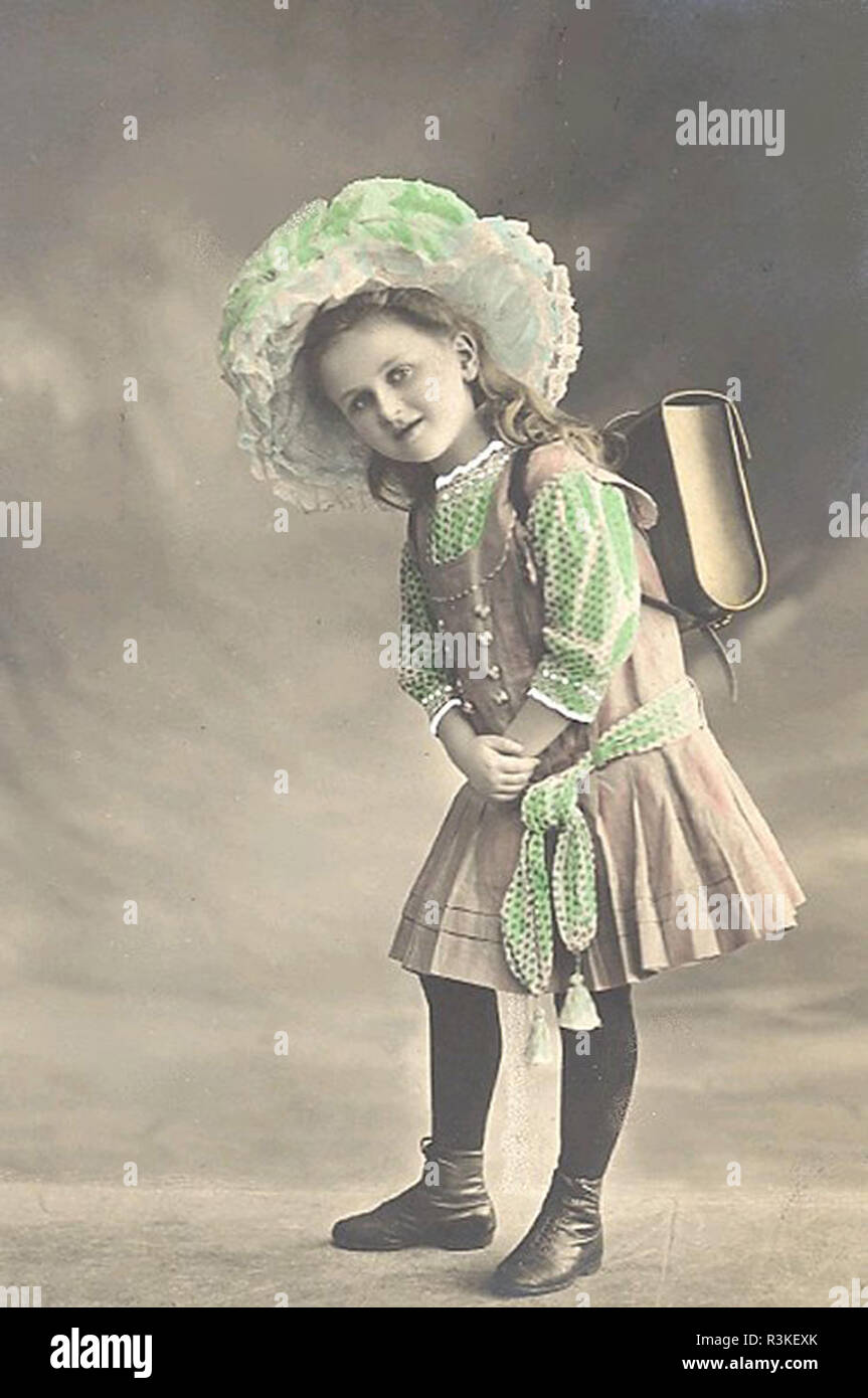 vintage victorian child image Stock Photo Alamy