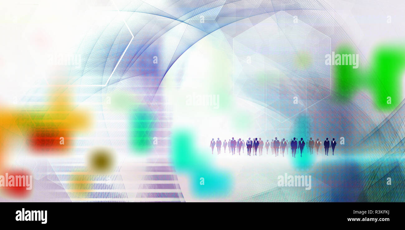 people business futuristic Stock Photo - Alamy