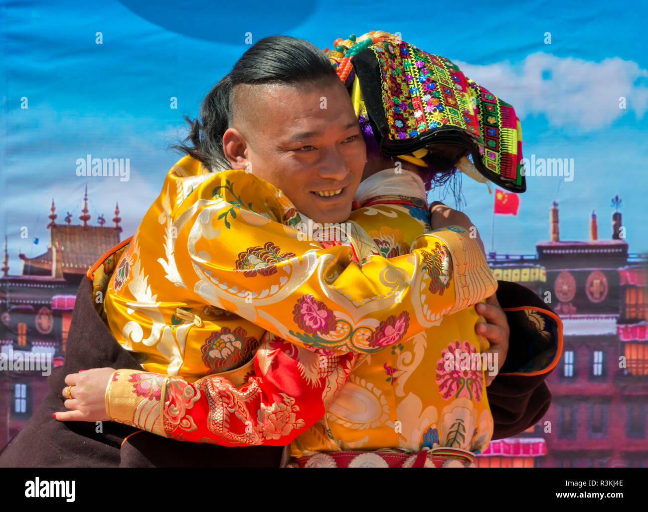 Tibetan wedding ceremony, Jinchuan County, Sichuan Province, China