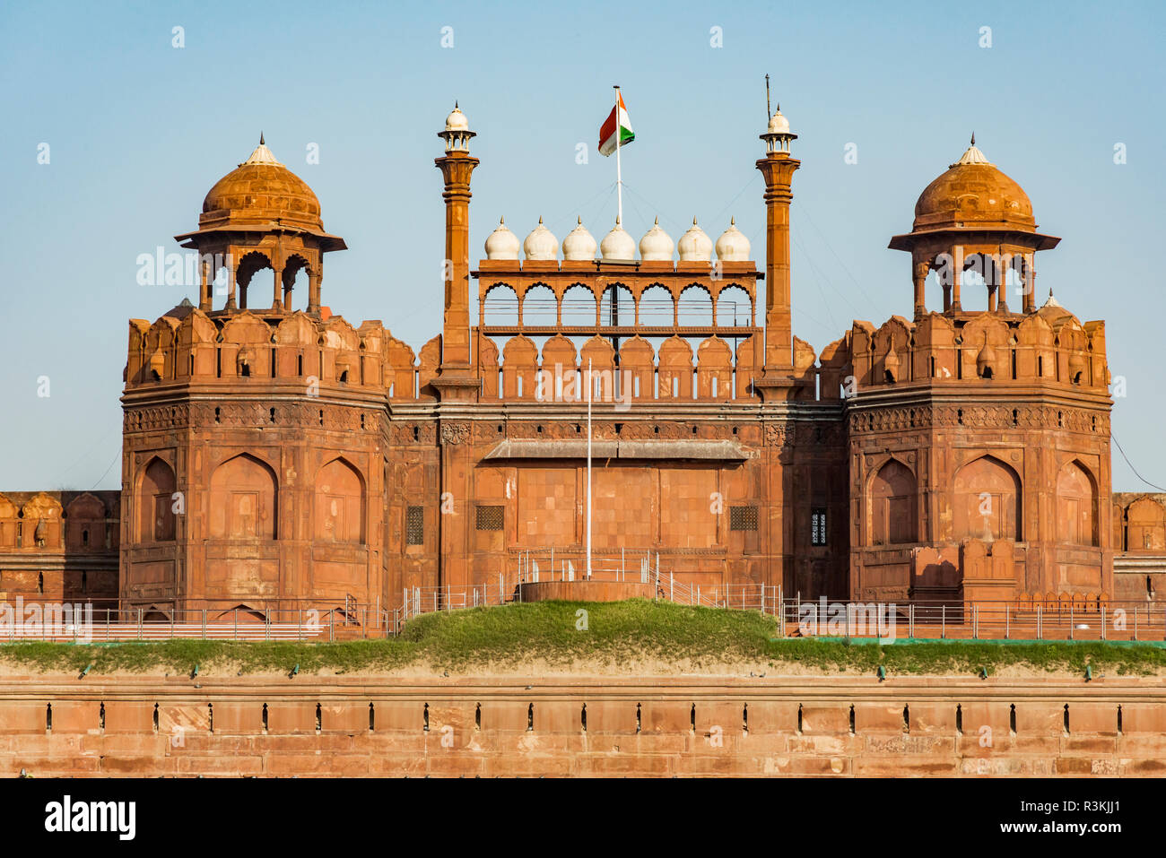 India, Old Delhi. No Water No Life expedition, The Red Fort Stock Photo