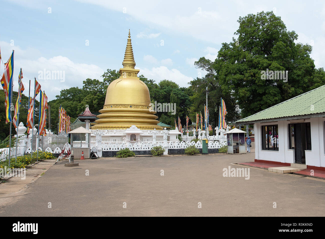 Golden Temple of Dambulla, Sri Lanka, Asia. Stock Photo