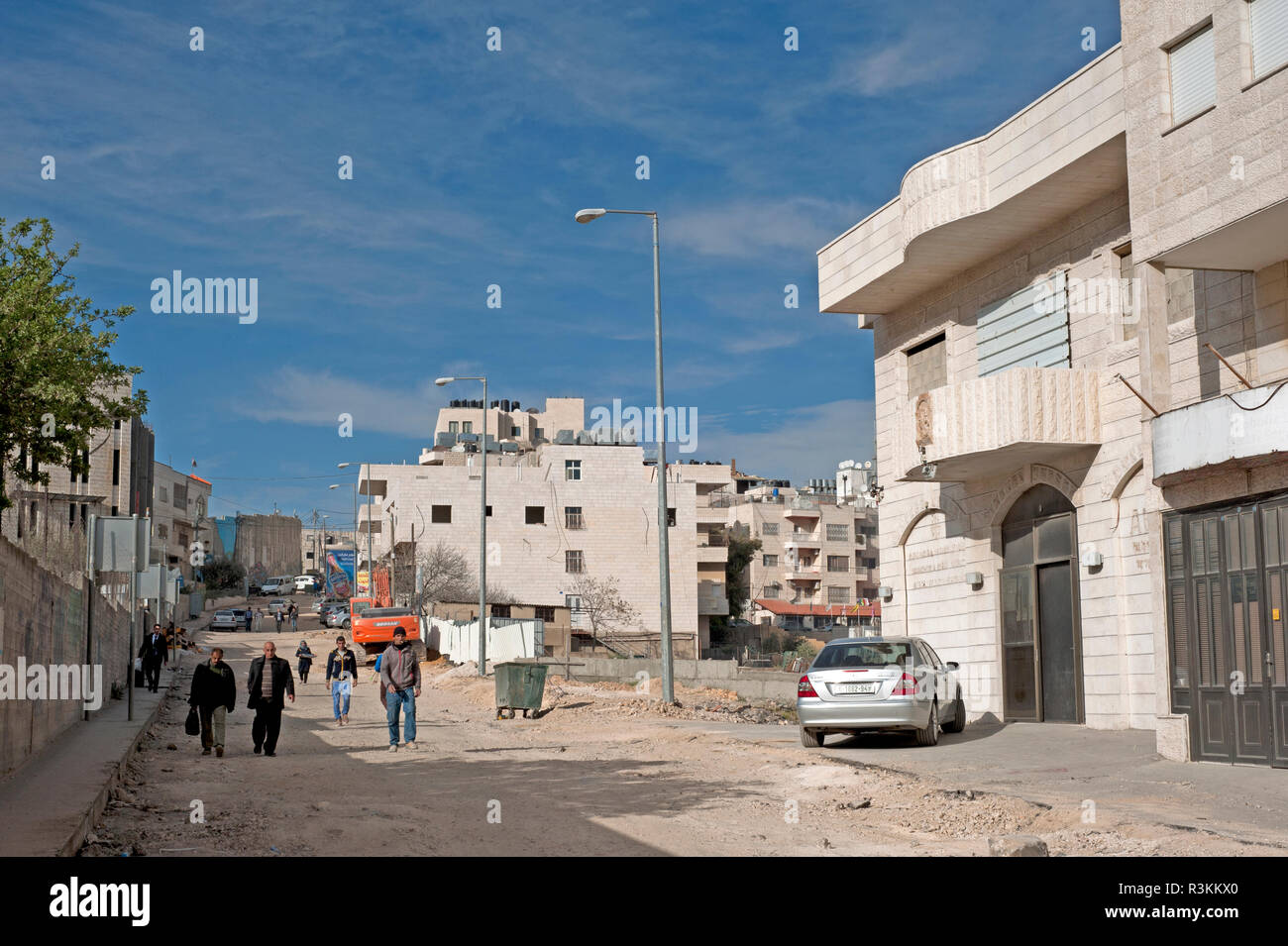 Israel, West Bank, Bethlehem, Israelibuilt West Bank Wall surrounding