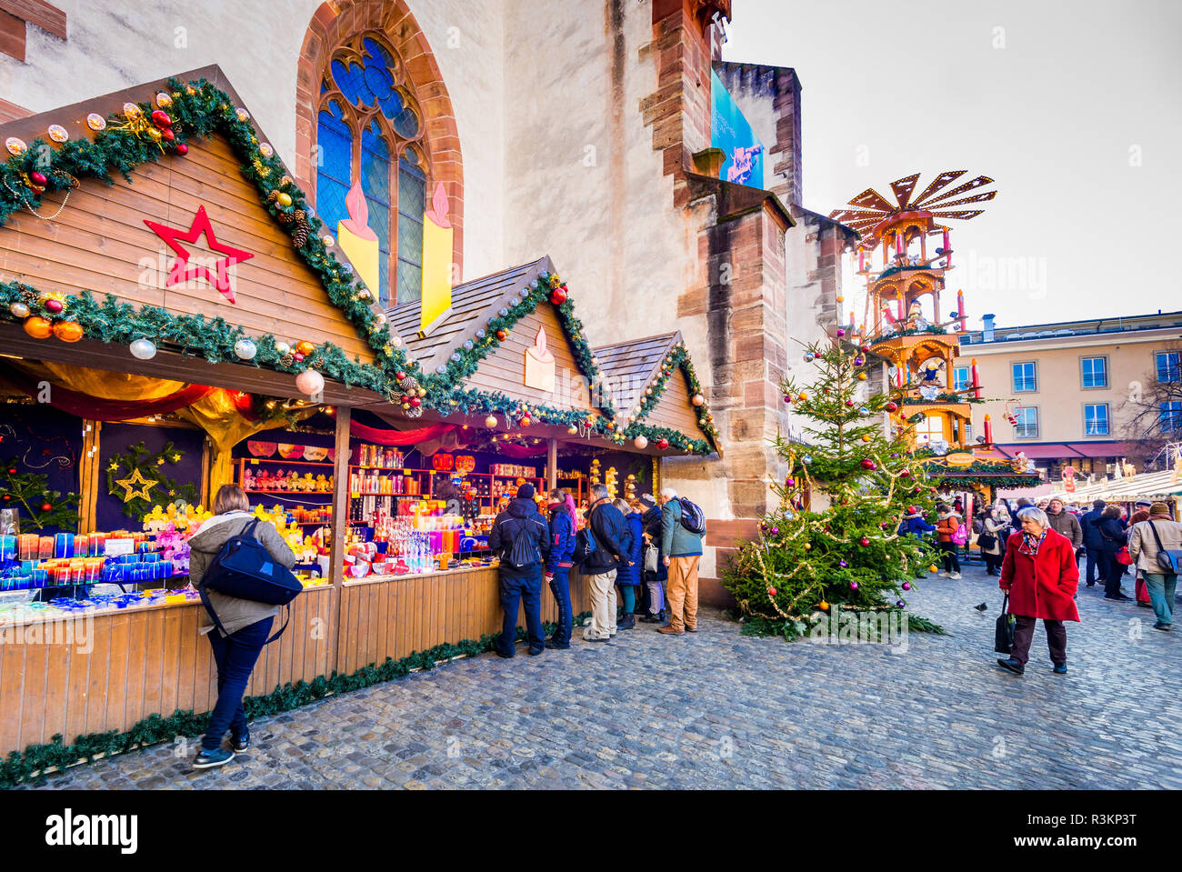 Basel christmas barfusserplatz hires stock photography and images Alamy