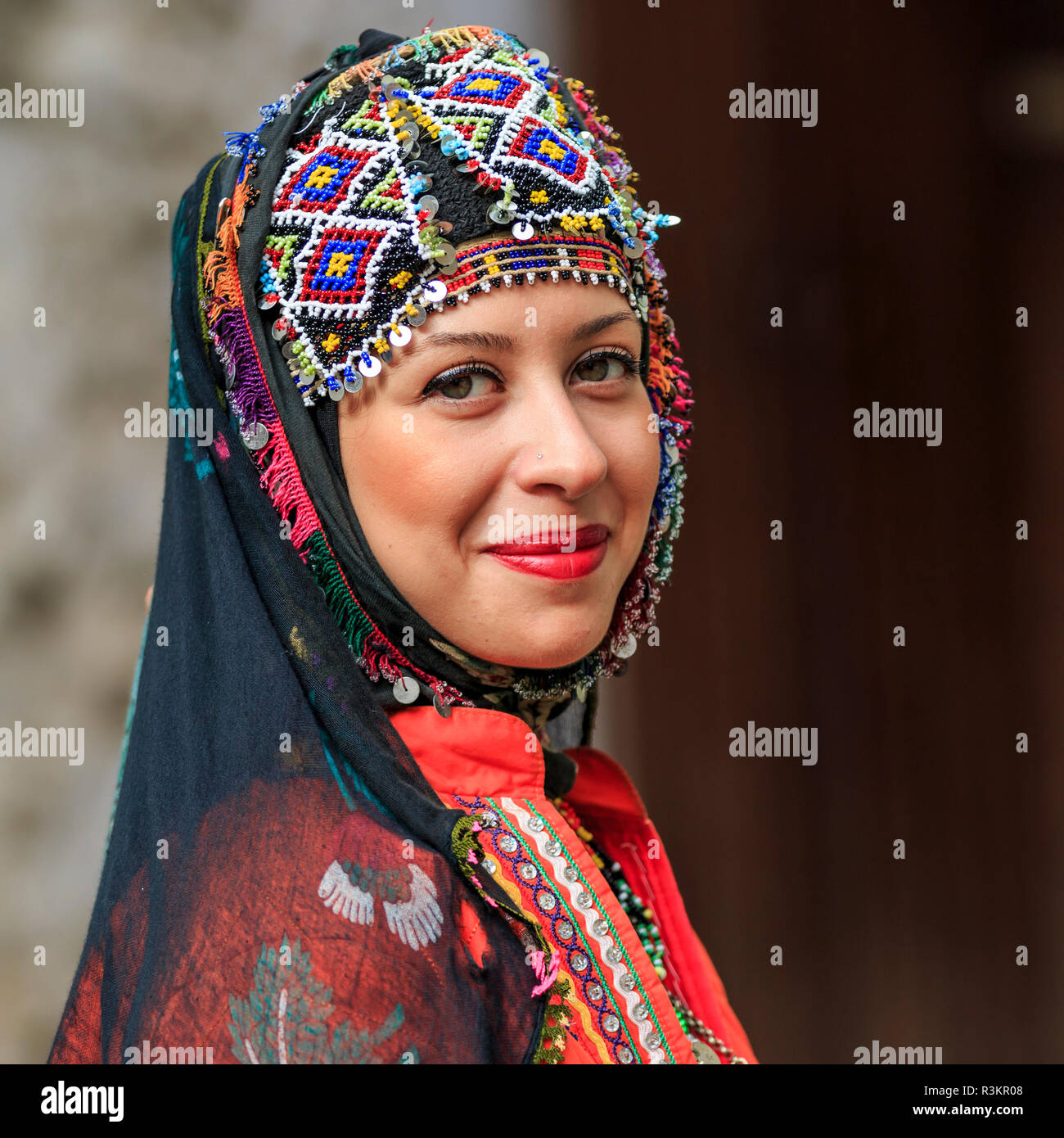 Turkey, Marmara, Bursa, Village of Cumalikizik. Traditional dress, clothing  styles from the region. (Editorial Use Only Stock Photo - Alamy