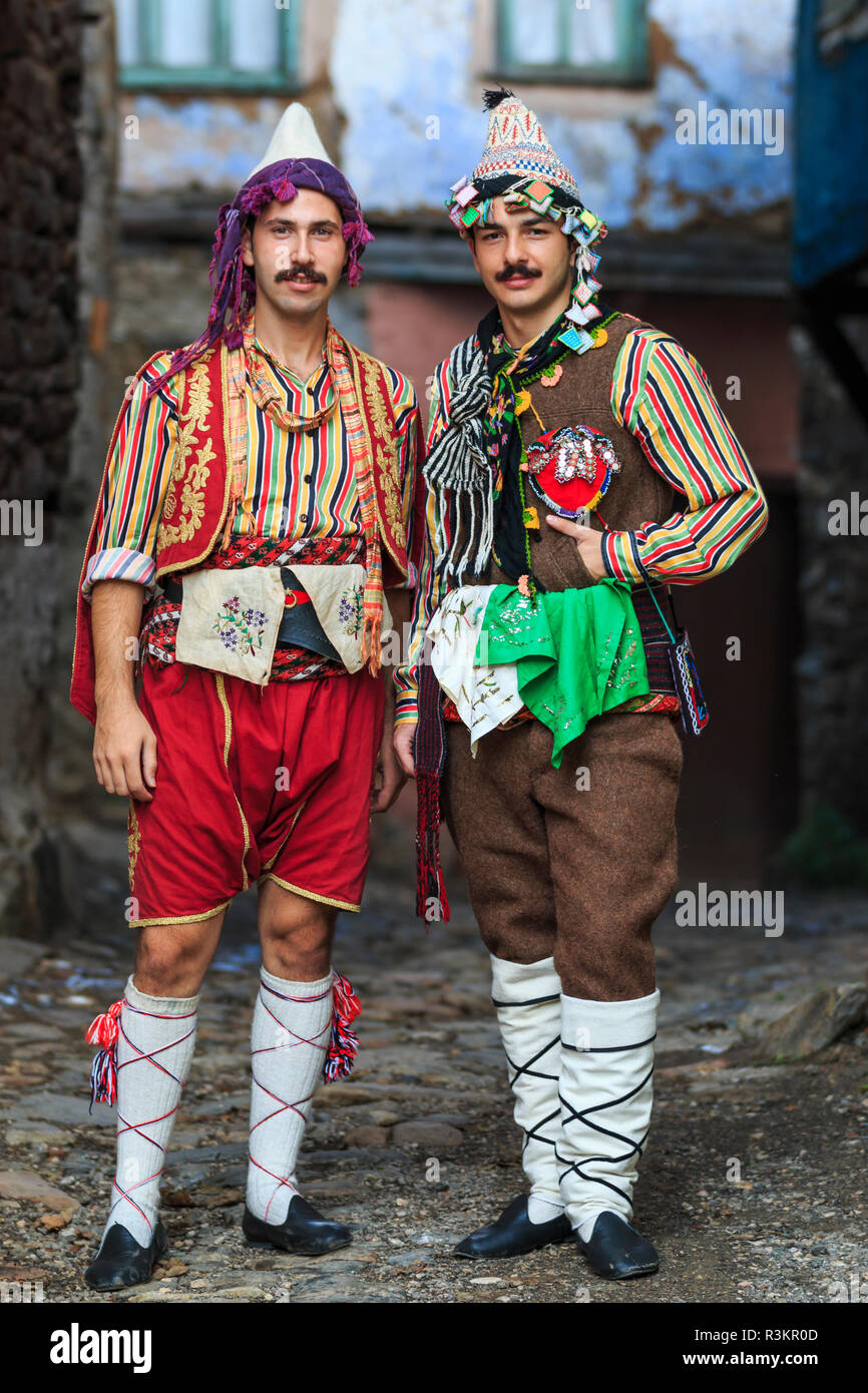 Turkey Marmara Bursa Village of Cumalikizik. Traditional dress
