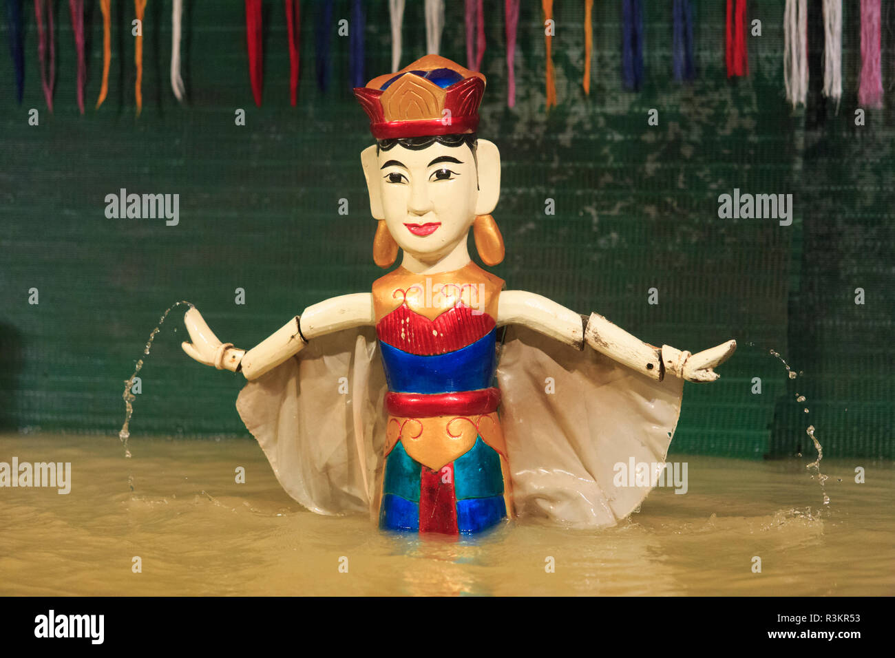 Traditional Vietnamese puppets at the Golden Dragon Water Puppet Theatre in Ho Chi Minh City