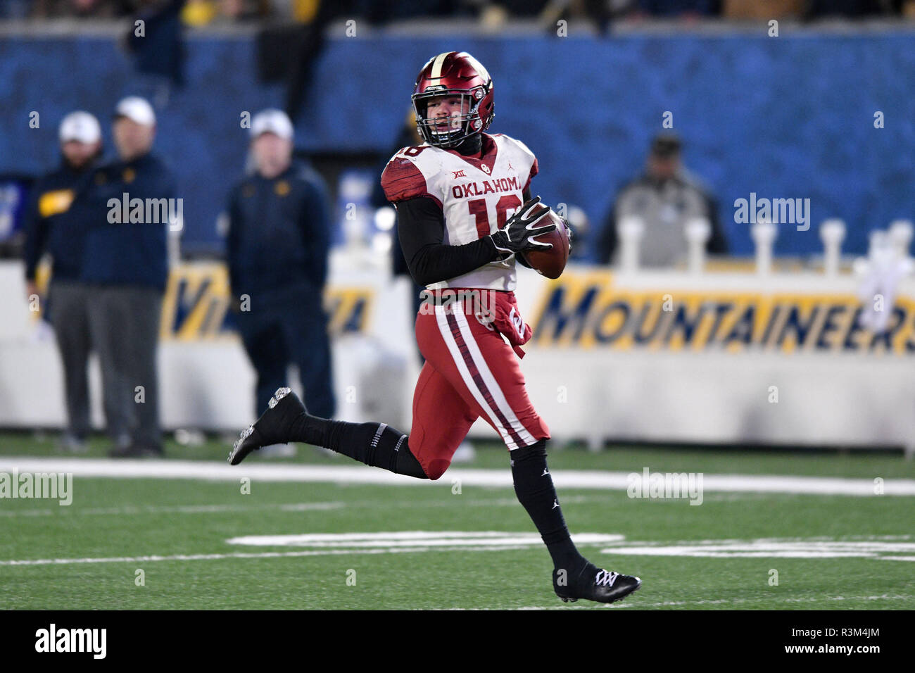 West Virginia, USA. 23rd Nov, 2018. Oklahoma Sooners