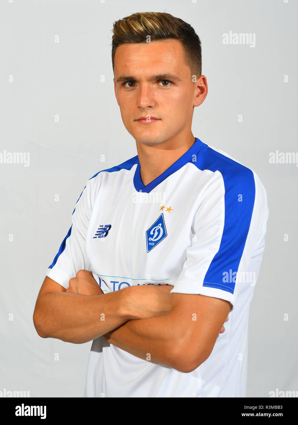 Olexandr Andrievskiy N18, Dynamo Kyiv season 2018/19 Stock Photo