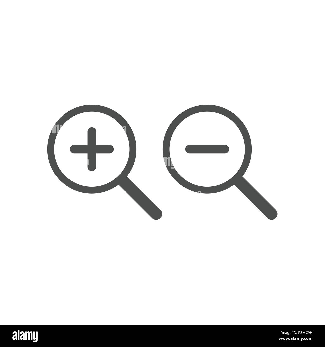 Zoom out vector vectors hi-res stock photography and images - Alamy