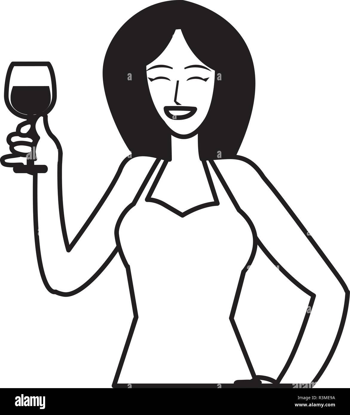 cartoon woman holding a wine glass over white background, vector illustration Stock Vector Image & Art - Alamy cartoon woman holding a wine glass over white background, vector illustration Stock Vector Image & Art - Alamy