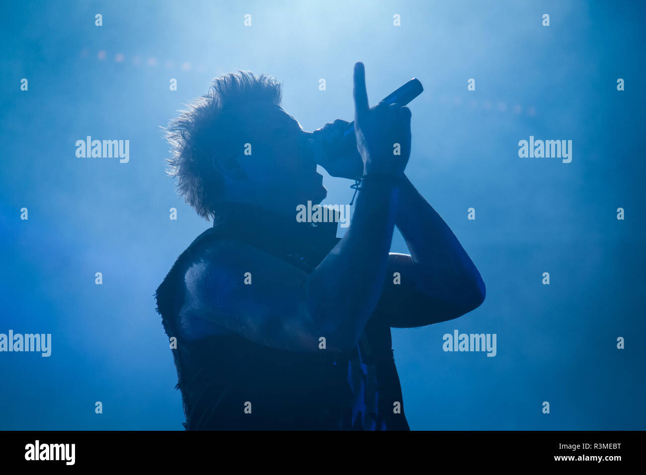Papa Roach at Orange Warsaw Festival in Warsaw, Poland on 12 June 2015 Stock Photo