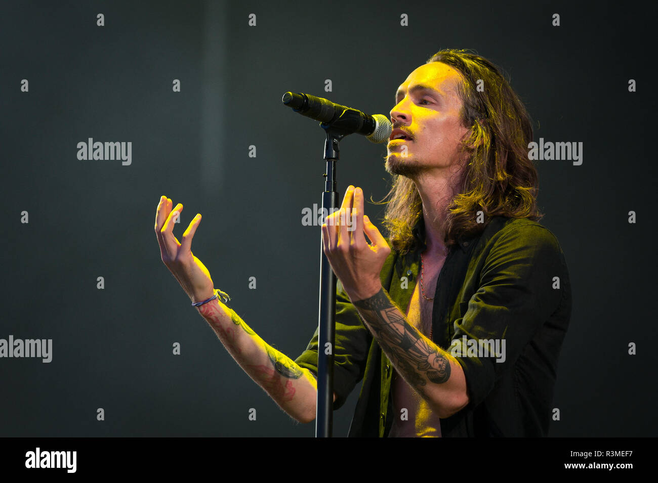 Incubus at Orange Warsaw Festival in Warsaw, Poland on 14 June 2015 Stock Photo