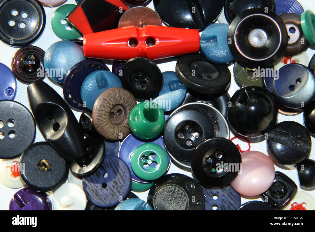 clothes buttons Stock Photo