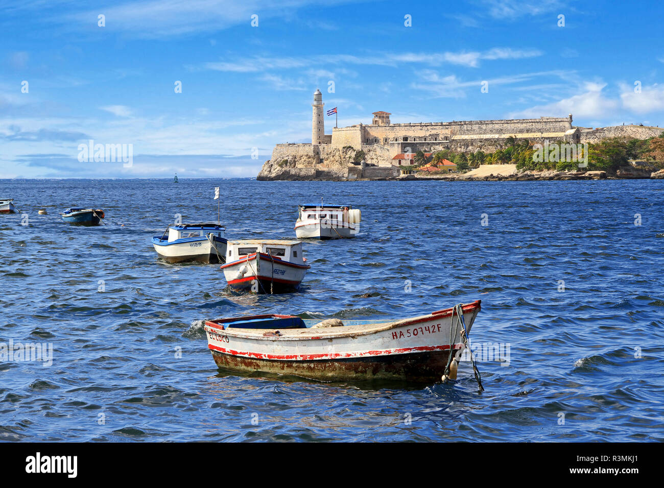 Castillo de san carlos de la cabana havana hi-res stock