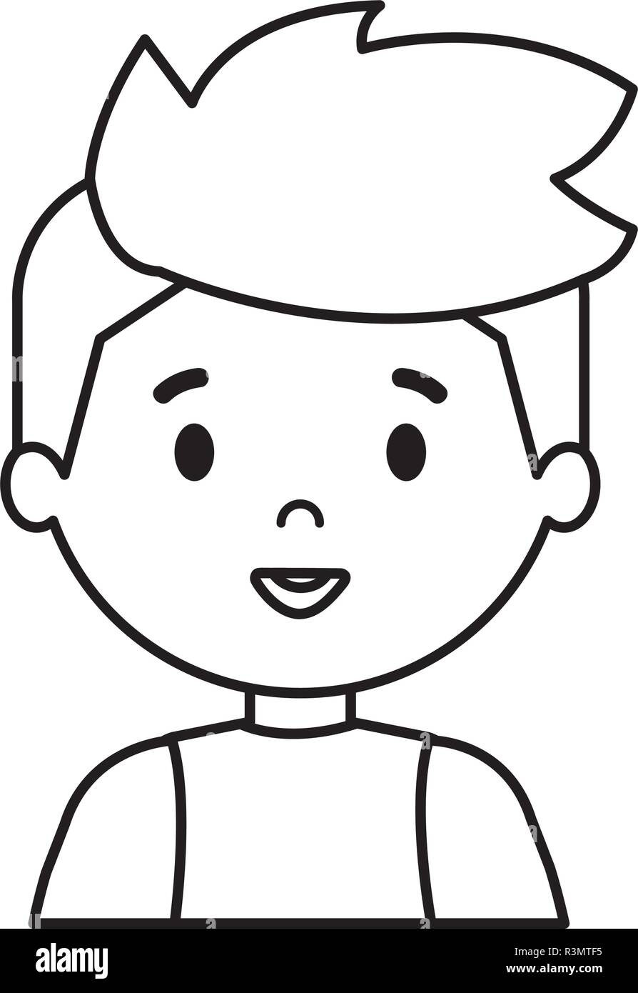 cute little boy character Stock Vector Image &amp; Art - Alamy