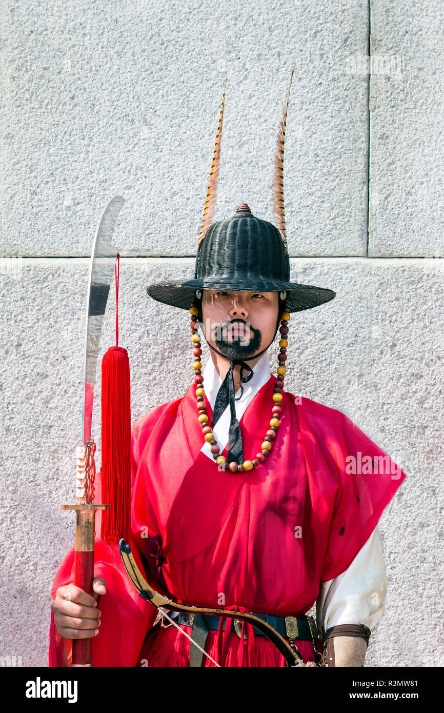 Korean traditional bow hi-res stock 