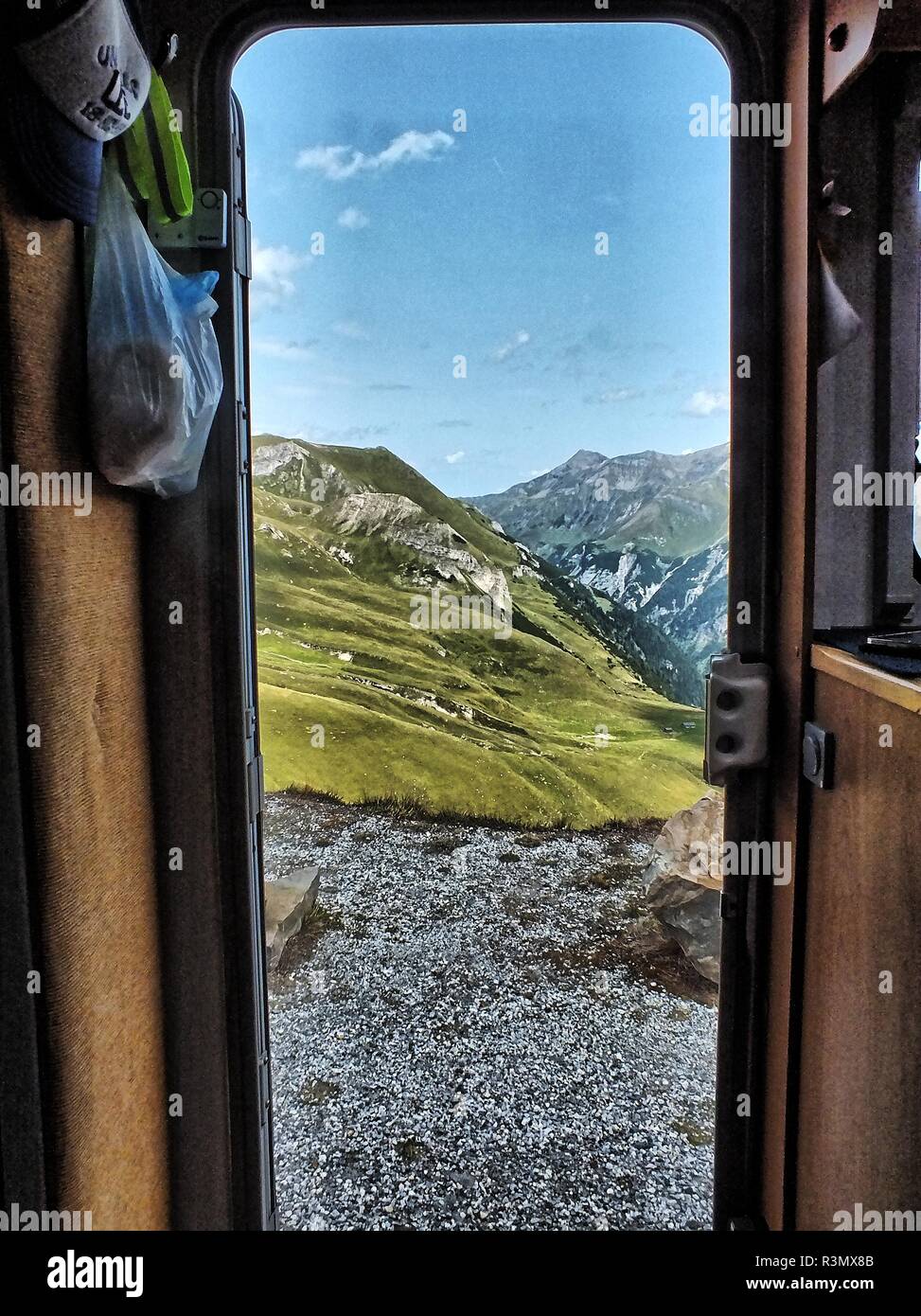 Blick in die Freiheit Stock Photo