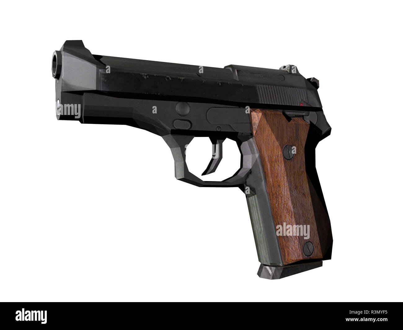 gun with optional holgriff Stock Photo