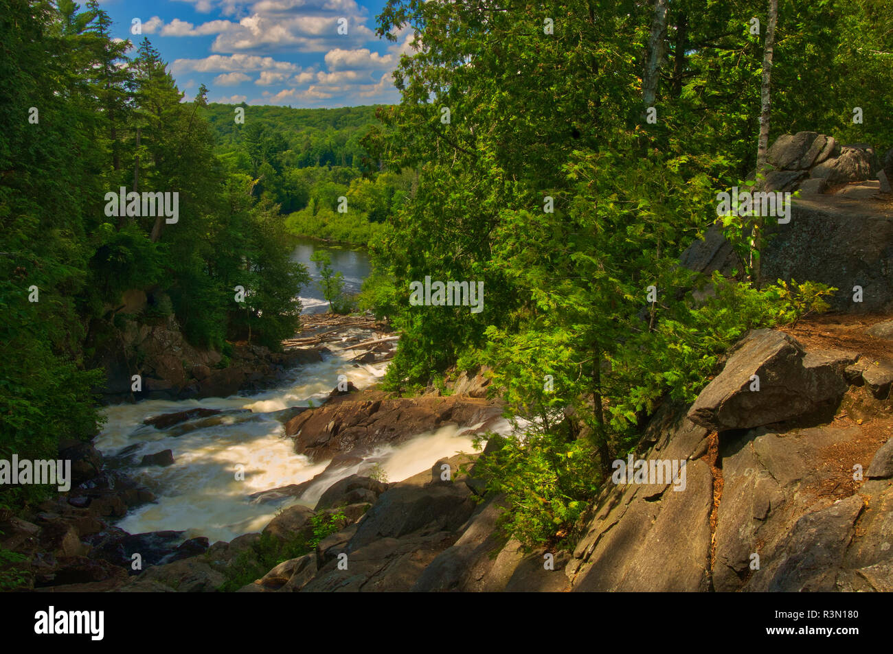 Canada, Ontario, Oxtongue River Provincial Park. Oxtongue River ...