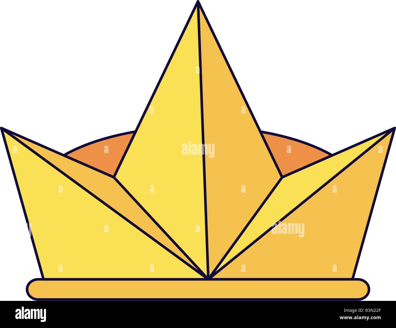Crown king isolated Stock Vector Image & Art - Alamy