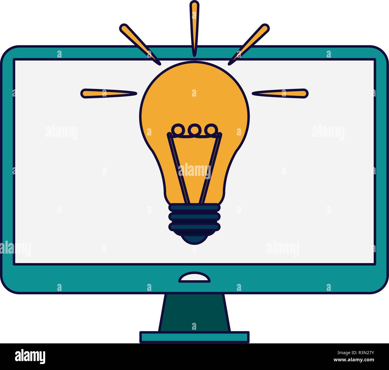 technology-and-big-idea-stock-vector-image-art-alamy