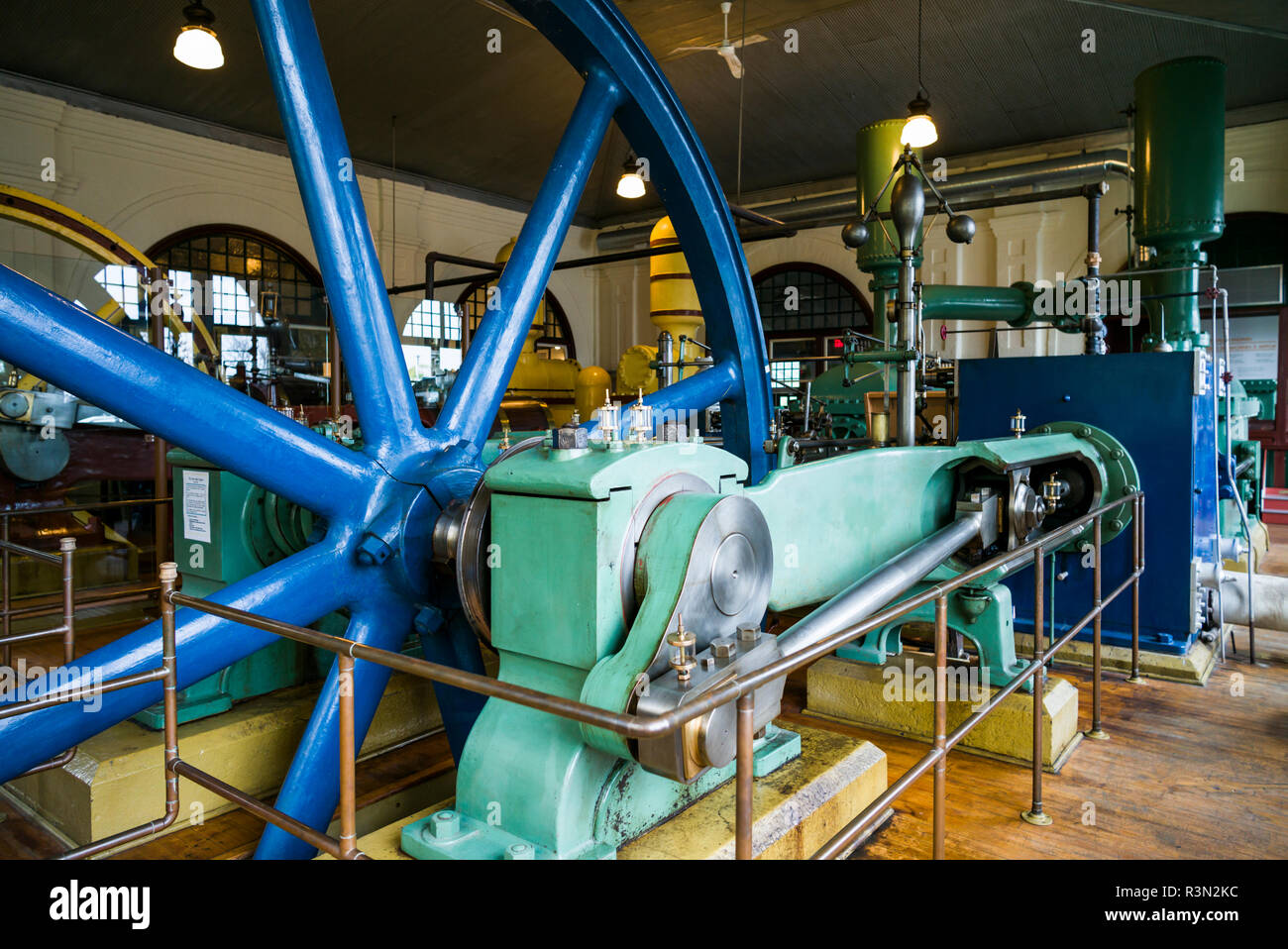 1849 steam driven water pumphouse hires stock photography and images