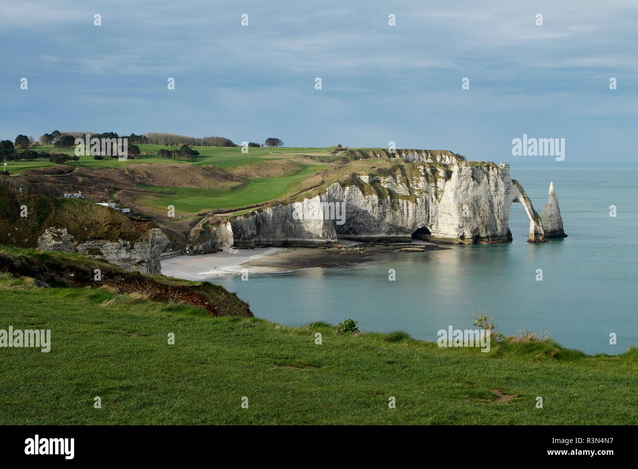 Aval Cliff in Etretat, Normandy, France Stock Photo - Alamy