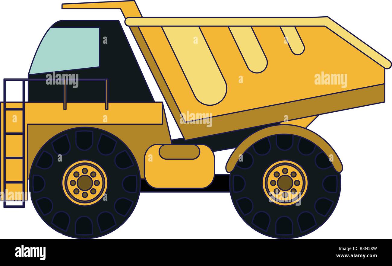 Construction Big Truck Stock Vector Image Art Alamy