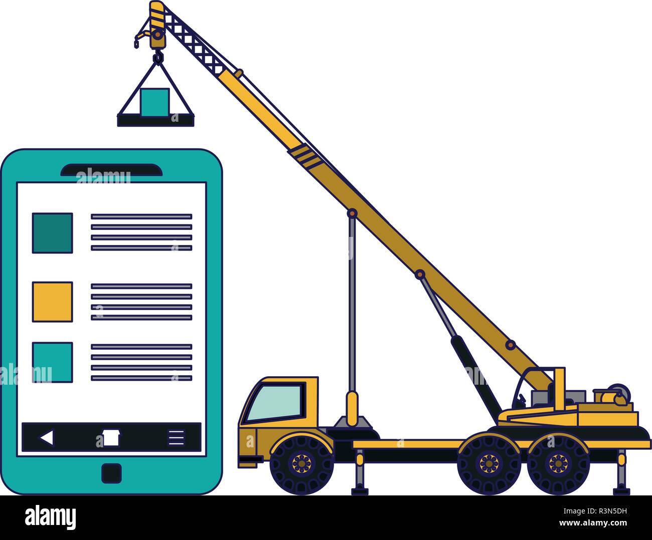 Website under construction Stock Vector Image & Art - Alamy