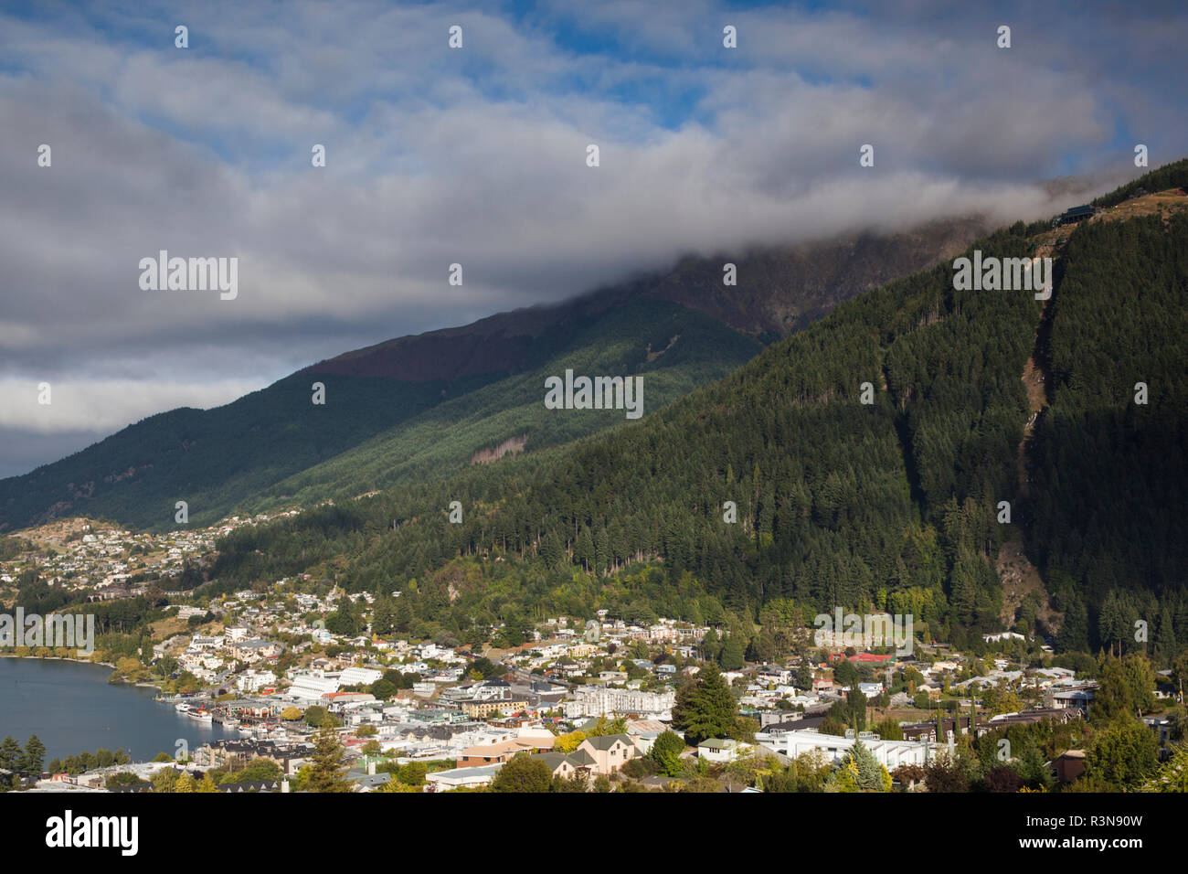 Elevated view to queenstown hi-res stock photography and images - Alamy