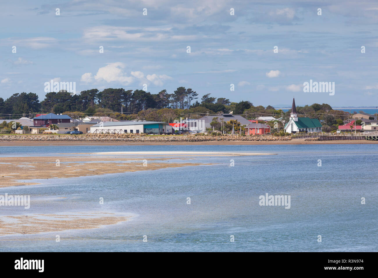 New Zealand, South Island, Southland, Riverton, town view Stock Photo